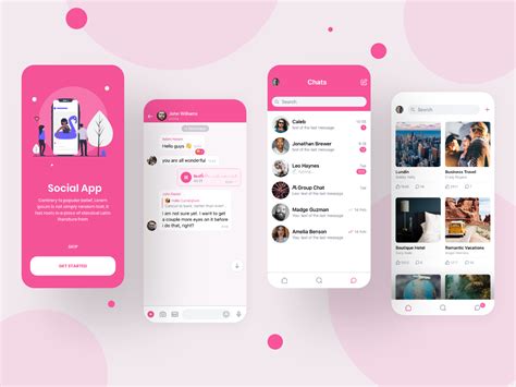 Dating App Ui Design Templates