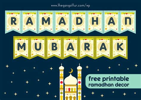 Ramadan Decoration Printables