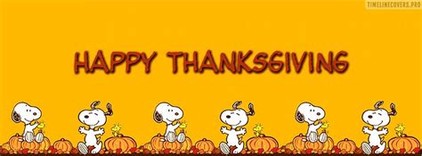 Snoopy Happy Thanksgiving Facebook Cover Photo