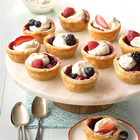 Berry Tartlets Recipe Traditional Easter Desserts Afternoon Tea