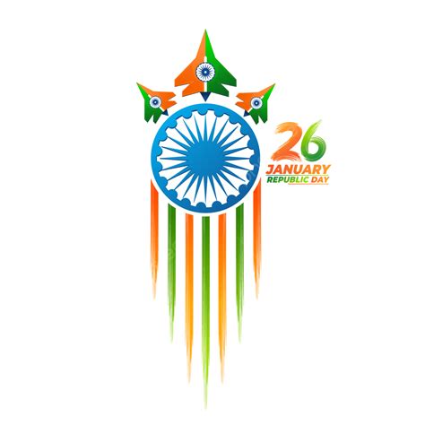 Indian Republic Day Vector Png Images Indian Flag Abstract Aircraft
