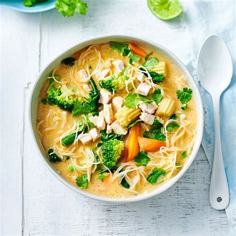 Thai Chicken And Coconut Soup Healthy Recipe Ww Australia