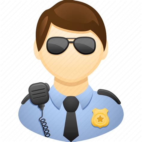 Agent Cop Man Police Officer Security Security Guard Icon
