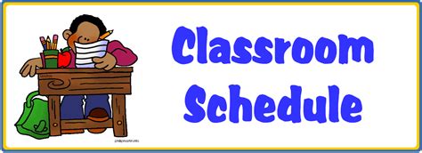 Daily Schedule Clip Art Clip Art Library