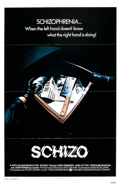 Schizo Movie Posters Fonts In Use