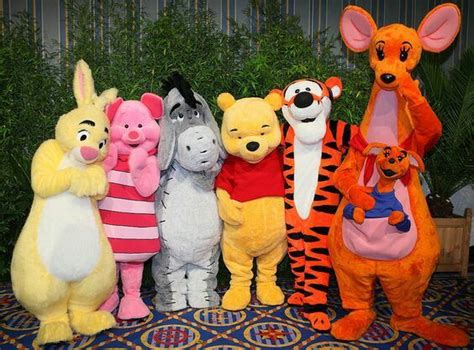 Winnie The Pooh Tigger Eeyore Piglet Rabbit Kanga And Roo