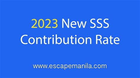 Sss Contribution Table Escape Manila Hot Sex Picture