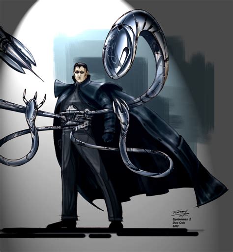 Doctor Octopus Concept Art From Sam Raimis Spider Man 2 — Geektyrant