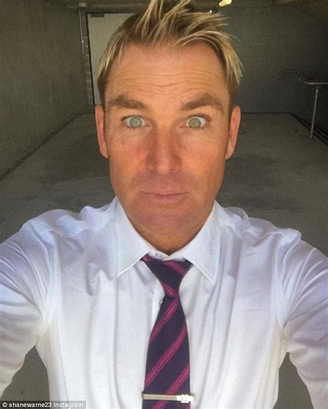 Shane Warne 46 Reveals His Salt And Pepper Beard As He Posts Another