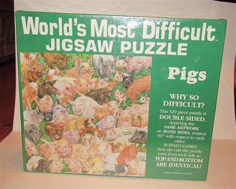 (video # 14) most difficult puzzle | only 10% of people can solve this picture riddle puzzle. Puzzle World's Most Difficult Jigsaw 529 Pieces New Double ...