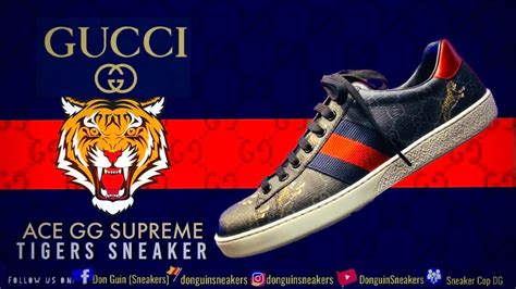 Gucci Ace Gg Supreme Tigers Sneaker Detailed And On Foot Youtube