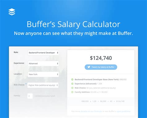 Introducing Buffers Salary Calculator And New Salary Formula