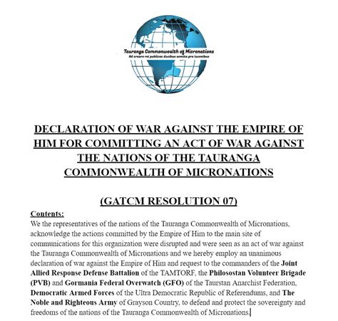 Resolution 07 Of The General Assembly Of The Coalition Of United