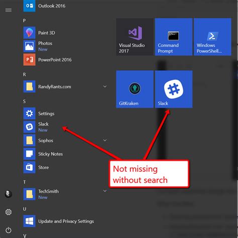 Windows Missing Icons For Trusted Microsoft Store Apps In Start Menu
