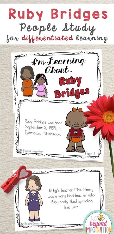 Free Printable Ruby Bridges Activities For Kindergarten Printable