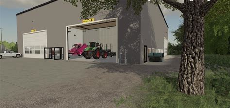 Fs19 Large Mechanic Shop Edit Lantmanenfs V13 Farming Simulator 2022