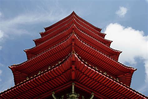Close Up Of Pagoda Roof By Asia Images