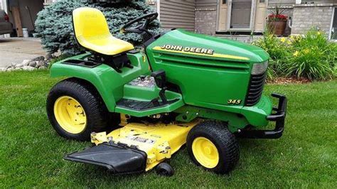 John Deere 345 Lawn And Garden Tractor Maintenance Guide And Parts List