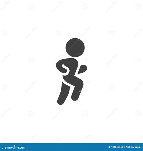 icône run de jogging de vecteur d exercice illustration de vecteur illustration du