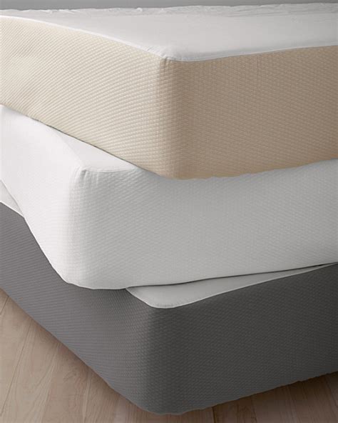 An inexpensive addition to your bedroom décor bed skirts can complete a look or it has corner and middle pleats that create a crisp look for modern interiors, covering the box spring and concealing any stored items. Matelassé Box Spring Cover | Garnet Hill