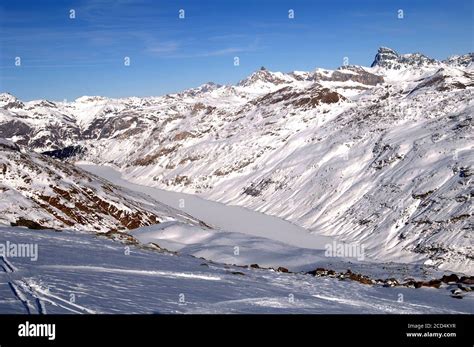 Madesimo Val Chiavenna So 10022007 Val Di Lei Panoramic Frozen