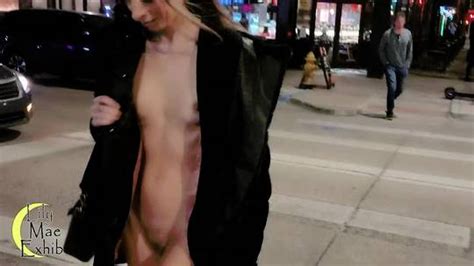 Nervously Opened My Coat To Reveal My Naked Body As I Walked Through