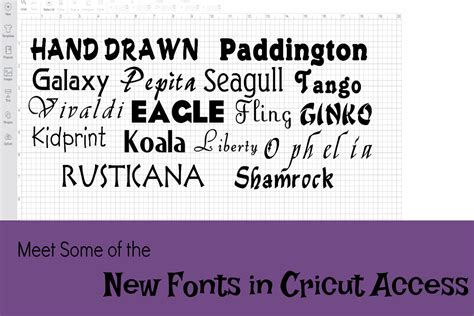 We did not find results for: Meet Some of the New Fonts in Cricut Access! | Cricut