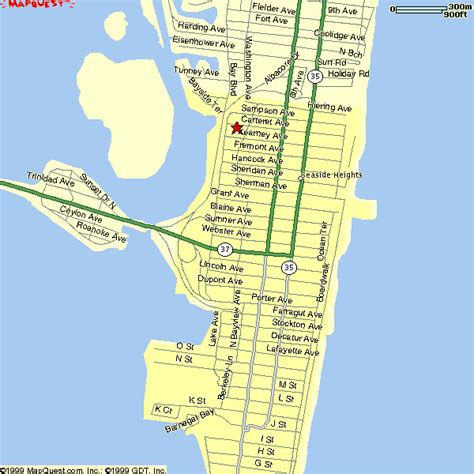 Map Of Seaside Heights Nj Maping Resources