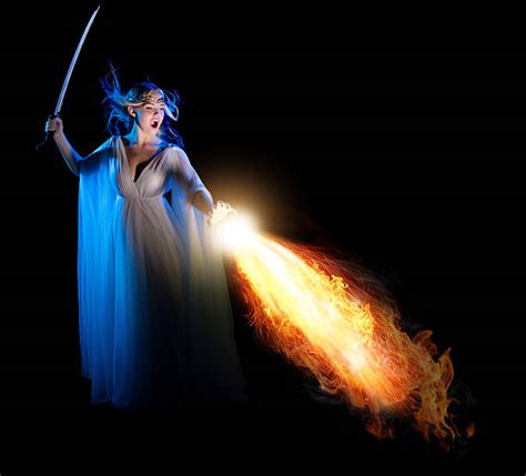 Royalty Free Flaming Sword Pictures Images And Stock Photos Istock