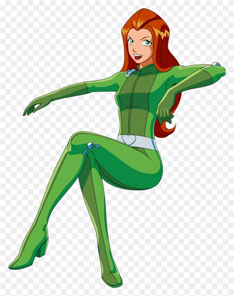 Post Totally Spies Sam Person Human Green Hd Png Download Flyclipart