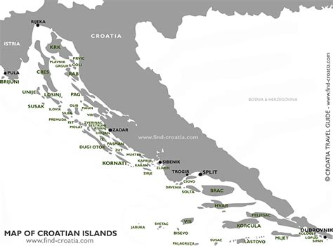 This map of the croation coast and slovenia features the usual care and attention to detail that itmb put into all their travel maps. Croatian Islands and Archipelagos (with Map & Photos ...