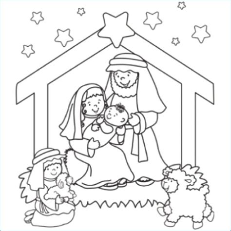 Christian Christmas Coloring Pages Printable At Free
