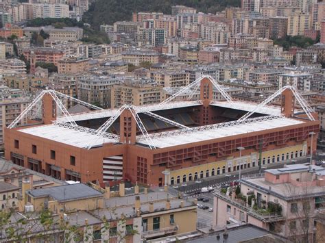 It is the oldest stadium still in use in italy. stadio luigi ferraris genova maraSSI - Football a 45 giri