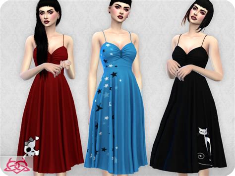 Claudia Dress Recolor 10 By Colores Urbanos At Tsr Sims 4 Updates