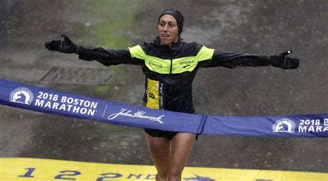 Linden Is First American Woman To Win Boston Marathon In 33 Years