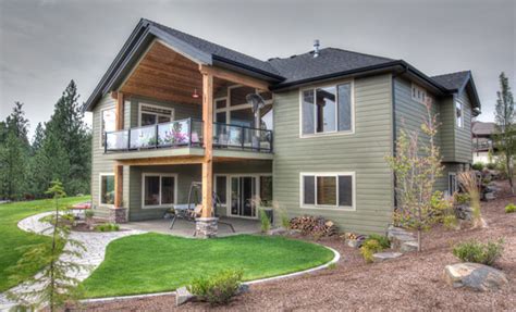 Daylight Basement Craftsman Seattle By Spokane House Plans Inc