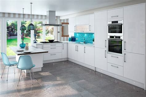 High gloss kitchens are a popular modern option. High Gloss Kitchens & Kitchen Units At Trade Prices - DIY ...