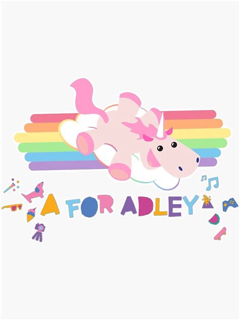 A For Adley Merry Christmas Sticker For Sale By Marwa Ah Redbubble
