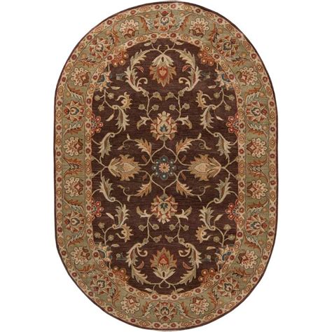 Artistic Weavers Brawley Brown 8 Ft X 10 Ft Indoor Traditional Oval
