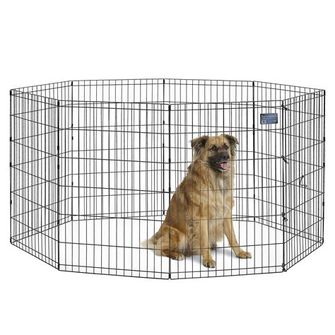 Midwest Foldable Metal Exercise Pet Dog Playpen Without Door 36h