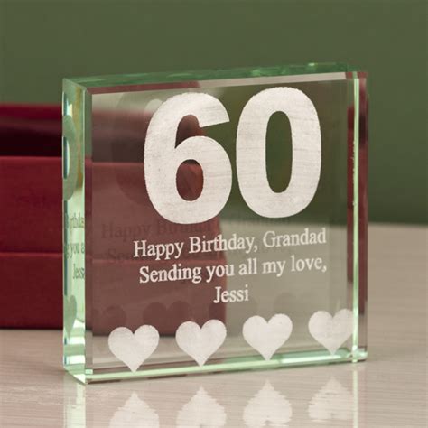 I know it is 60th birthday of your dad which is coming very soon and you are worried what to gift him. 60th Birthday Gift Ideas, Personalised for Mum Dad Wife ...