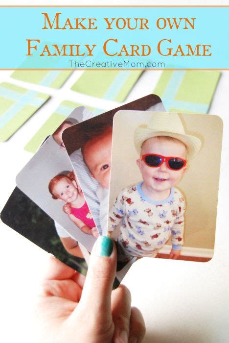 I am also a huge fan of fingerprint cards, they are so easy to make and are super these flower mothers day cards show how simple craft materials can make beautiful cards. Make your own family card game {mothers day gift idea ...