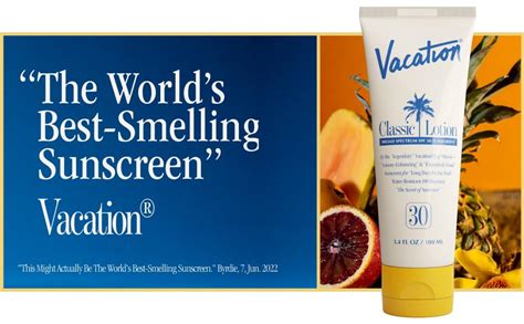 Vacation Classic Sunscreen Lotion Spf 30 Air Freshener Bundle Water Resistant