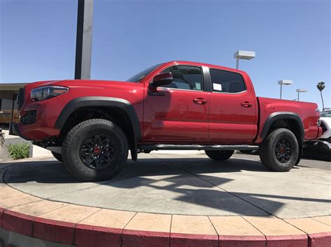 Tacoma Trd Pro In Red By Toyota Toyota 86 Toyota Cars Toyota Supra