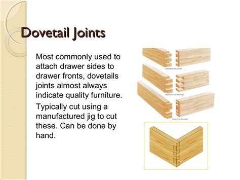 Types Of Wood Joints