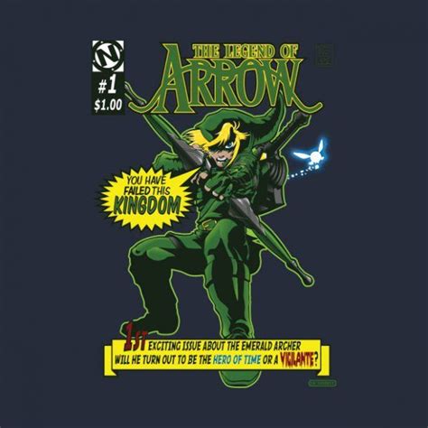 The Emerald Archer Green Arrow T Shirt The Shirt List