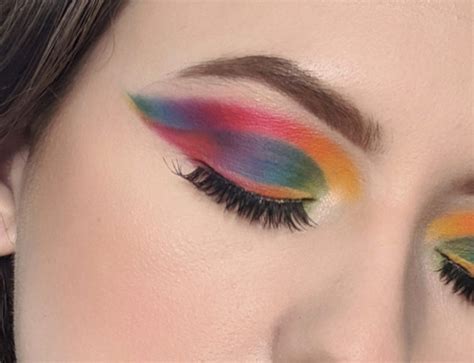 Rainbow Cut Crease Makeup Look James Charles X Morphe Eyeshadow