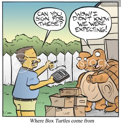 Funny Package Delivery Cartoon
