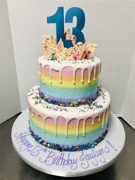 pastel rainbow drips 2 tier birthday cake tiered cakes birthday hot sex picture