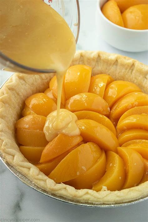 custard peach pie recipe peach recipe peach desserts peach pie